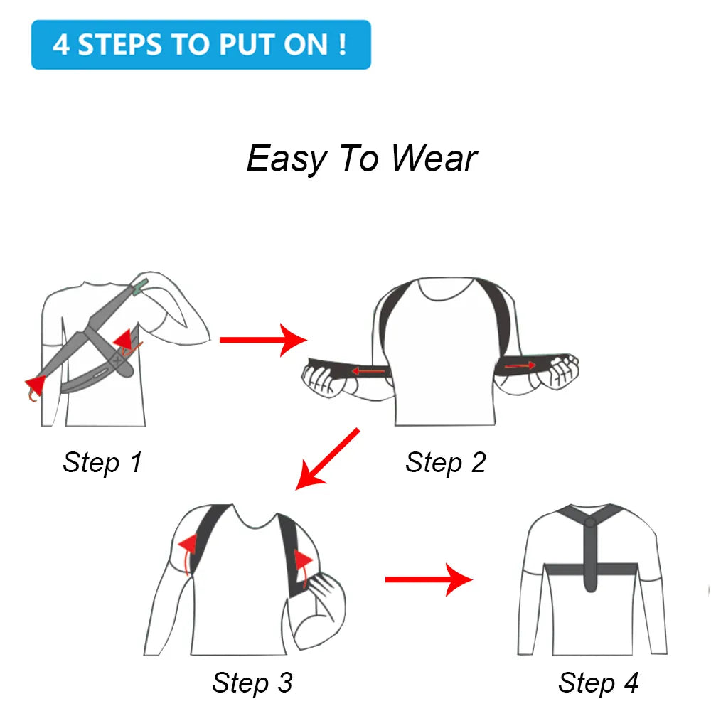 ADJUSTABLE POSTURE CORRECTOR (ALL AGES)