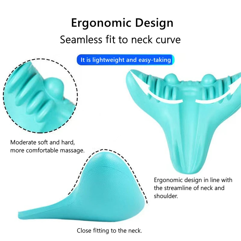 GROOVED CERVICAL SHOULDER & NECK PILLOW CORRECTOR (NEW!)