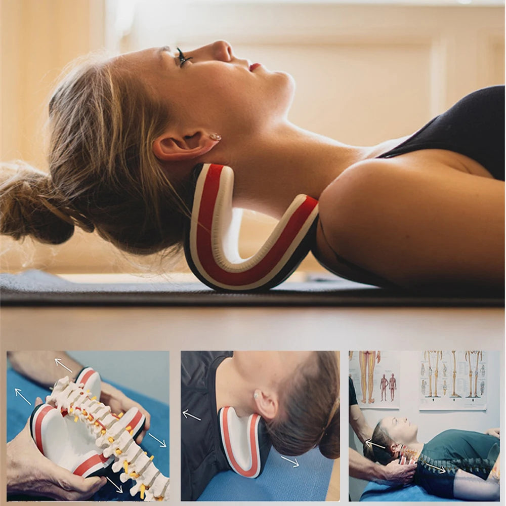 THE "U" ORTHOPEDIC NECK PILLOW STRETCHER (MUST-HAVE)