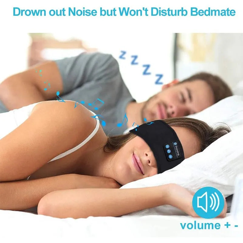 SOUND ISOLATING AWAKE OR SLEEPING MUSIC EYE MASK/HEADBAND